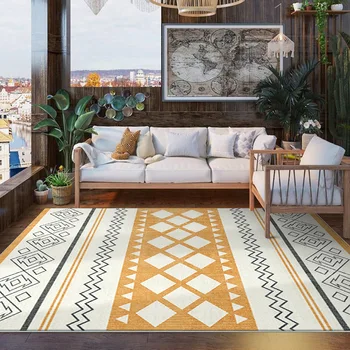 Винтажный ковер в марокканском стиле - классический домашний декор для спальни и современный ковер для пола в гостиной