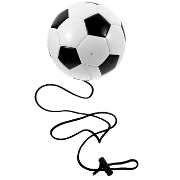 Футбол Профессиональная тренировка с веревкой Футбол Прочный для детей Дети Тренировка взрослых Футбол