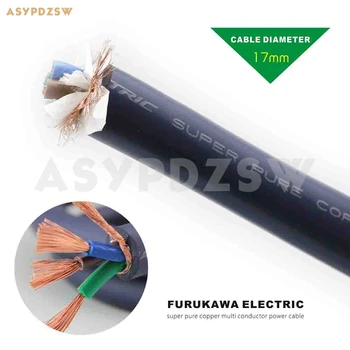 1 М HIFI FURUKAWA ELECTRIC 99,999% Супер чистый медный многожильный силовой кабель