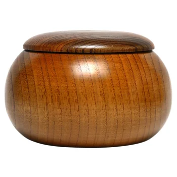Jujube Wooden Go Chess Game Stones Для хранения камней Can Weiqi Pieces Go Bowl Box Tank Jar Для Playhouse Home
