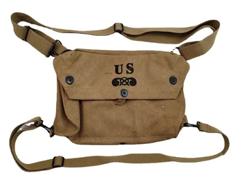 . Копия второй мировой войны, брезентовая сумка для противогаза армии США, цвет хаки