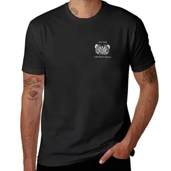 Столетие службы прапорщика, восхождение орла, 100 лет, футболка с графическим рисунком, футболка для мальчика, футболка оверсайз, мужская футболка