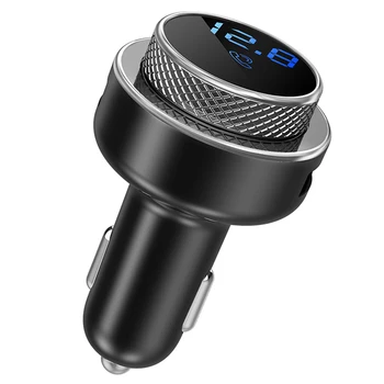 Двойной USB FM-передатчик GC16 QC3.0 Автомобильное Зарядное Устройство Уникальный Bluetooth-совместимый MP3-Плеер С Громкой Связью Запчасти Портативные Автомобильные Украшения