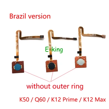 Для LG K12 Prime/K12 Max/K50/Q60 Touch ID Датчик Отпечатков пальцев Кнопка Home Гибкий Кабель