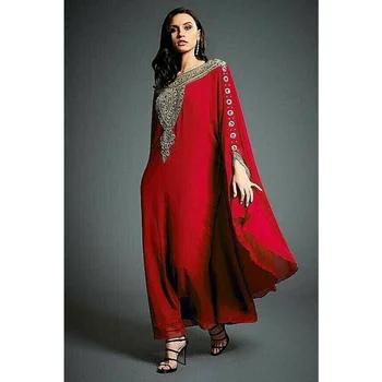 Бордовый Марокканский Дубайский Кафтан Farasha Abaya Платье Очень Модное Длинное В Европейских и американских Модных Тенденциях