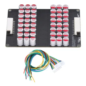 Модуль выравнивания ячеек Высокоэффективная плата баланса литиевых аккумуляторов с кабелями для аккумуляторов LTO LPO LFP