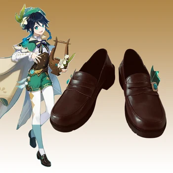 Игра Genshinimpact, обувь для косплея Venti, реквизит для косплея в стиле Аниме, Карнавальная игра, мужская обувь Venti, потому что