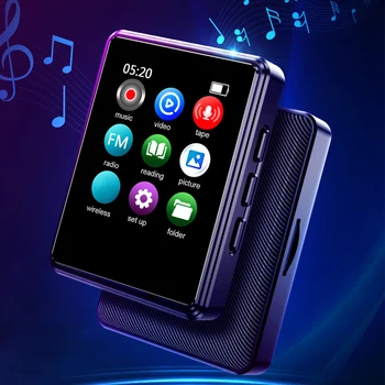 MP3 / MP4 FM-магнитола, совместимая с музыкальными плеерами Bluetooth Walkman, встроенный динамик 128 ГБ 1,77 дюйма для ежедневного использования студентами