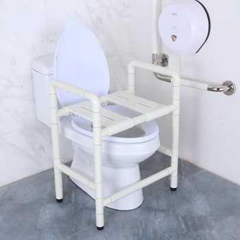 Стул для туалета двойного назначения, табурет для ванны, стул для унитаза из нержавеющей стали, нейлон, стул для ванны для пожилых людей с ограниченными возможностями