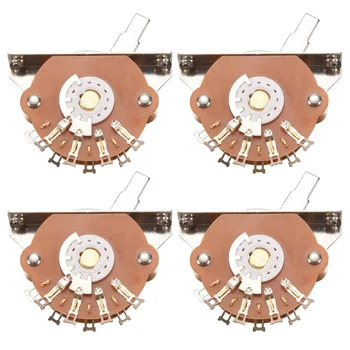 4X 3-ходовые рычажные переключатели звукоснимателя для замены переключателя электрогитары
