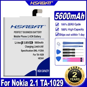 Аккумулятор HSABAT HE341 5600mAh для Nokia 2.1 TA-1080 TA-1029