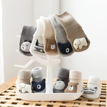 Детские Носки Детские Игрушки Для Новорожденных Мультяшные Хлопчатобумажные Милые Носки Обувь