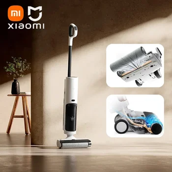 XIAOMI MIJIA Wireless Floor Cleaner 2C Ручная Швабра C305 Стерилизационная Роликовая Щетка Самоочищающаяся Бытовая Техника