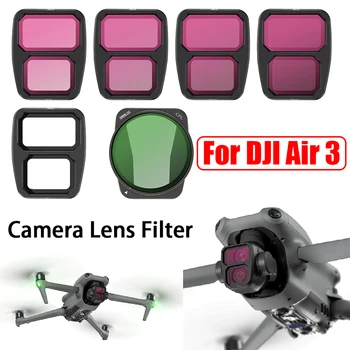 Фильтр Объектива Камеры Для DJI Air 3 CPL ND8 ND16 ND32 ND64 Starlight/Комплекты УФ-Фильтров Для Аксессуаров Дрона DJI Air 3
