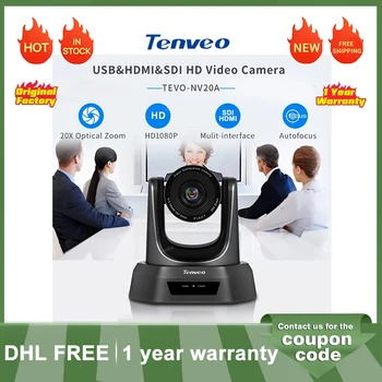 Конференц-камера Tenveo NV20A HD 1080p PTZ с 20-кратным зумом USB Conference Cam, совместимая с HDMI и SDI выходом одновременно
