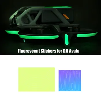 Флуоресцентная Наклейка для Dji Avata Светящиеся Наклейки Night Light Drone Decor Avata FPV Наклейка Аксессуары