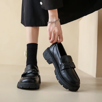 Женские Туфли-лодочки с Кружевным Ремешком На Щиколотке; Коллекция 2023 года; Осенние Белые Туфли в стиле 