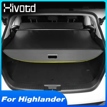 Hivotd Задняя стойка Аксессуары Для Стайлинга Автомобилей Шторка Багажника Перегородка Навес Запчасти для модификации Toyota Highlander KLUGER 2022