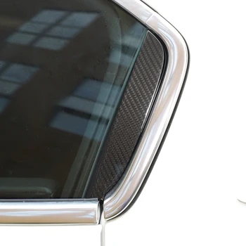 Для Maserati Ghibli 2014-2022 Наклейка для украшения стойки C двери автомобиля из настоящего углеродного волокна Детали модификации экстерьера автомобиля
