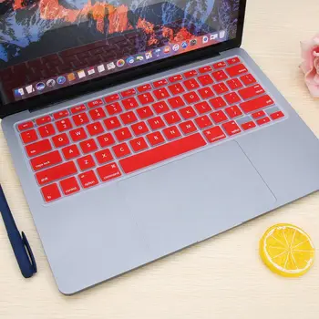 Силиконовая крышка клавиатуры ярких цветов, защитная пленка для ноутбука, компьютерные аксессуары для Apple Macbook Pro Air 13 