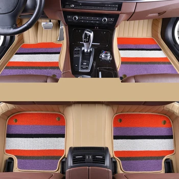 Кожаные автомобильные коврики на заказ для Audi A7 2019 2020 2021 2022, Автомобильные коврики, Аксессуары для укладки интерьера