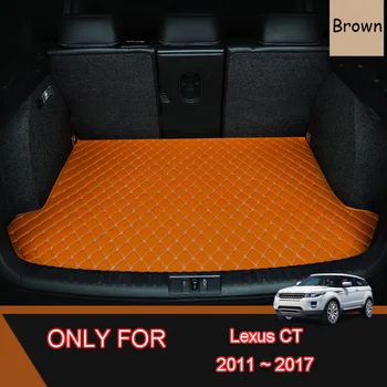 Кожаный Коврик для Багажника Автомобиля Lexus CT 200h 2011 ~ 2017 Грузовой Лайнер Boot Pad Auto Accessorie Decoration 2012 2013 2014 2015 2016