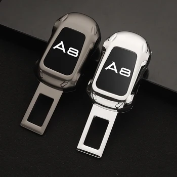 Принадлежности для украшения интерьера автомобиля, Стайлинг автомобиля, зажим для пряжки ремня безопасности автомобиля для Audi A8, Аксессуары