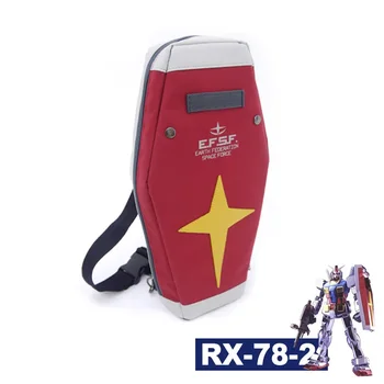 Мобильный костюм Harajuku Gundam RX-78-2 Защитная сумка для аниме-косплея, красный школьный рюкзак, сумка через плечо, одноместные дорожные сумки-мессенджеры