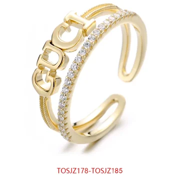 Fahmi 2021 новинка 100% стерлингового серебра 925 пробы, темпераментное чистое красное кольцо, модное кольцо 