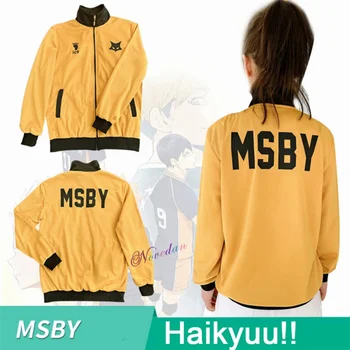 Куртка команды аниме Haikyuu MSBY с 3D печатью, осенне-зимние бейсбольные куртки Haikyu, мужская / женская куртка в стиле хип-хоп со стоячим воротником