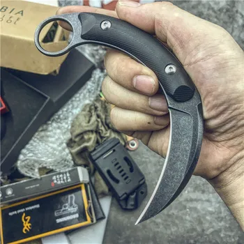 Gryan Store Военные Ножи CS GO 440C G10 Ручка Тактический Нож Для Выживания В Кемпинге С Фиксированным Лезвием Утилита EDC Tools