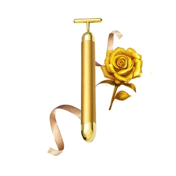 Золотая косметическая палочка без эффекта похудения на лице, подтягивающая косметическое устройство V, массажер для лица божественный инструмент
