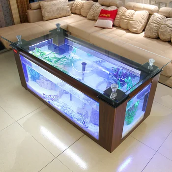 2023 Высококачественных настольных аквариума с аквариумными рыбками для гостиной