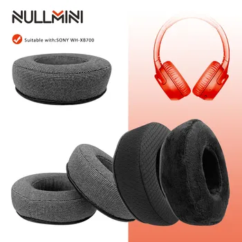 Сменные амбушюры NullMini для наушников Sony WH XB700, ушная подушка, наушники, Велюровый рукав, повязка на голову