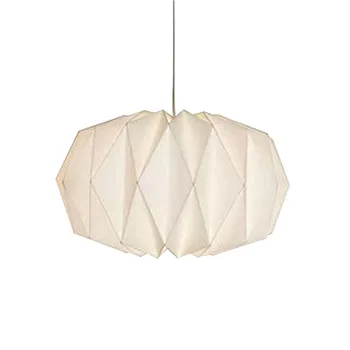 Скандинавский креативный абажур для фонаря оригами из бумаги, складной подвесной светильник, художественный декор для гостиной, столовой, выставочного зала.