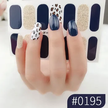 Наклейки для ногтей Украшение Дизайнерские наклейки для ногтей Самоклеящаяся Наклейка Креативный Дизайн ногтей Наклейка Полное Покрытие