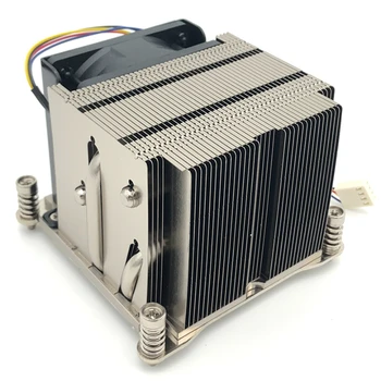 2U Серверный процессорный кулер Радиатор 12V130W охлаждающий вентилятор Радиатор для SuperMicro алюминиевый радиатор с ребристым радиатором Активное охлаждение компьютера