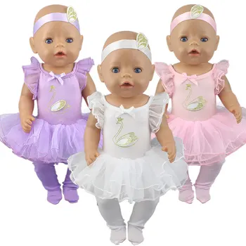 2022 Прекрасная танцевальная юбка для 43-сантиметровой новой куклы-младенца, 17-дюймовая одежда для новорожденных мальчиков-кукол
