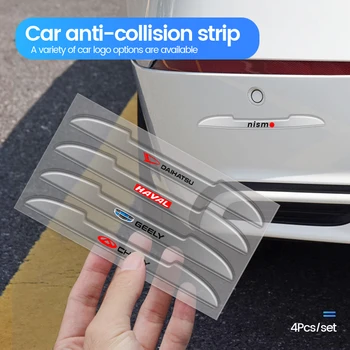 4шт прозрачных резиновых полосок для защиты двери автомобиля от столкновений, Защитная наклейка на бампер для Lincoln Continental Aviatorr Navigator