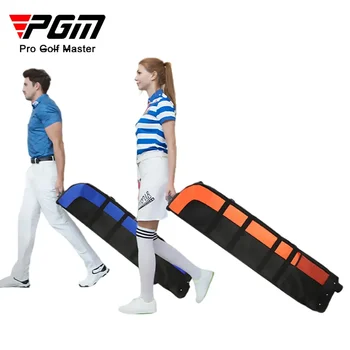 Дорожная сумка для гольфа PGM Golf на колесиках, сумка для хранения большой емкости HKB010, складные сумки для гольфа для путешествий в самолете, 4 цвета