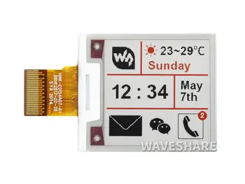 Waveshare 1.54 inç e-mürekkep ham ekran üç renkli e-kağıt PCB olmadan 200x200 SPI arayüzü ahududu Pi / STM32