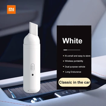 Xiaomi Mini Автомобильный Пылесборник Пылесос Беспроводной Зарядки Ручной Настольный Пылесос Home Gap Выделенный Большой Всасывающий USB