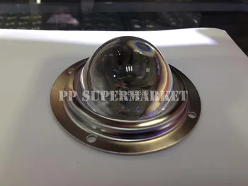 светодиодная линза 66 мм + кольцо из нержавеющей стали + силиконовое кольцо, 3 комплекта серии для светодиодов мощностью 20-100 Вт