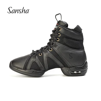 Танцевальная обувь Sansha Superior из сетчатого материала для мужчин и женщин, профессиональные кроссовки для сальсы и джаза, квадратные танцевальные кроссовки P92M