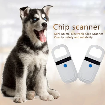 Считыватель RFID-идентификаторов домашних животных, считыватель идентификаторов карт 125 кГц 134 кГц ISO 11784 11785 FDX-B ID64 Перезаряжаемый Сканер идентификации чипов животных, Сканер микрочипов