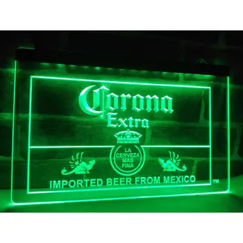 Пивной бар Corona Mexico, паб-клуб, светодиодная неоновая вывеска-3D-резьба по дереву для дома, комнаты, спальни, офиса, декора фермерского дома