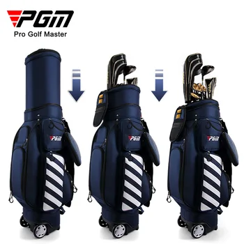 Сумка для гольфа PGM мужская клубная сумка с фиксатором сумка для гольфа телескопическая дорожная сумка для гольфа