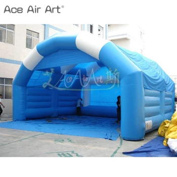 Оптовая продажа синего надувного шатра со сводчатой конструкцией для выставки / продвижения выставки От Ace Air Art
