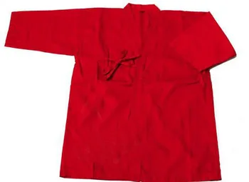 красная японская куртка для кендо Keiko Gi Форма для айкидо, костюмы для кунг-фу, костюм для кендо боевых искусств