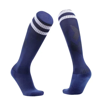 2023 Нескользящие Новые футбольные носки, длинные носки выше колена, полосатые футбольные носки, компрессионные чулки, спорт на открытом воздухе, тренажерный зал